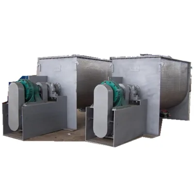 WLDH Series Horizontal Ribbon Mixer for Wet Powder Mixing with Thermal Layer and Keep Drying