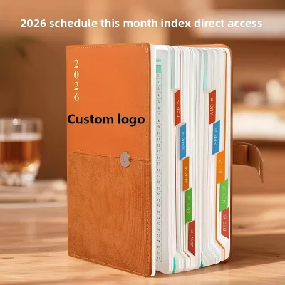 Yilan Custom Logo Agenda Notebook Planner Self-Discipline Check-In Efficiency Handbook Daily Planning Management Calendar