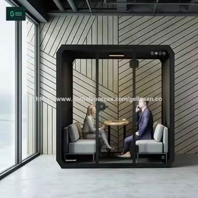 Portable Modern Movable Indoor Meeting Open Private Soundproof Phone Office Booth
