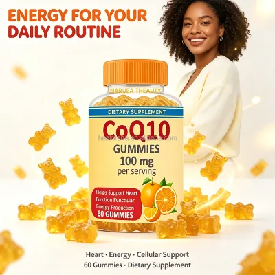 Daily Supplement CoQ10 Gummies Coenzyme Q10 Ubiquinol Gummies for Women Men Skin Care Immune and Energy Support CQ10 Gummies