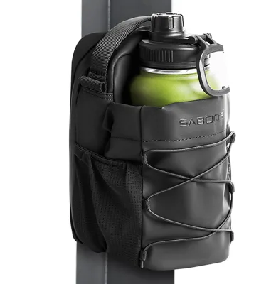 900D Oxford Waterproof Black Magnetic Gym Bag Water Bottle Bag for Gym Sport