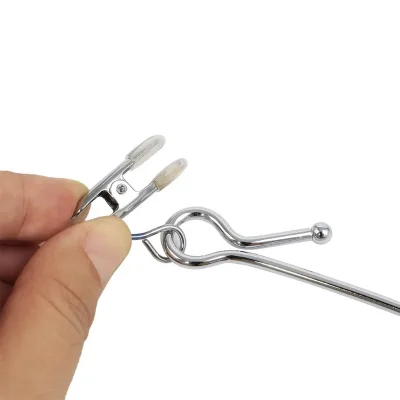 Metal Wire Hanger with Clips for Apparel Display Underwear Clothing Store Organizer