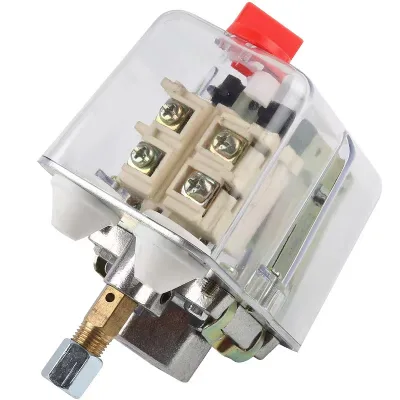 Universal Air Compressor Pressure Controller Switch 1/4" Thread 220V 380V 5.5/8MPa Adjustable Pressure Switch Transparent Switch