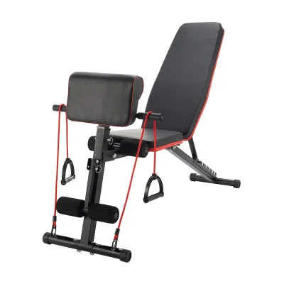 Home Gym Fitness Equipment Steel Abdominal Training Multiposition Bench-Durable Commercial Use