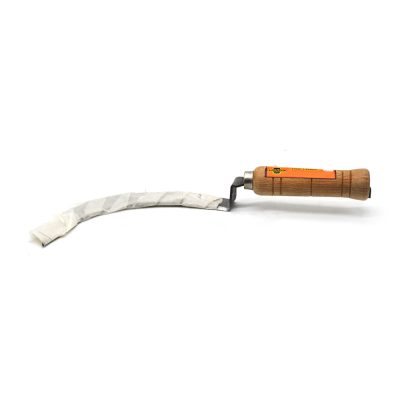 Middle East Market China Hand Tools Agricultural Grass Sickle Steel Rice Sickle with Wooden Handle for Farmer