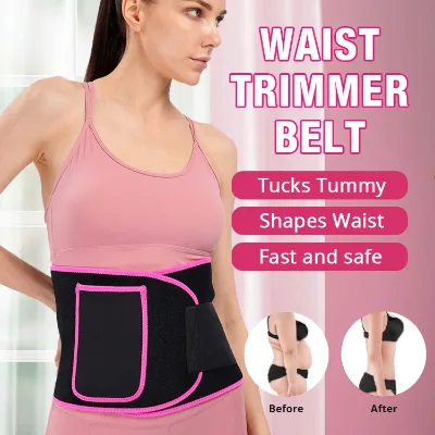 Tummy Control Durable Pressure Uniform Skin Friendly Lightweight Invisible Posture Improving Workout Sweat Belt Waist Trainer