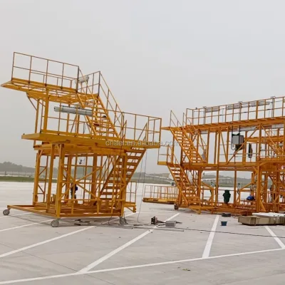 Modern Modular Steel Aircraft Maintenance Platform Quick Assembly with Global Logistics Coverage