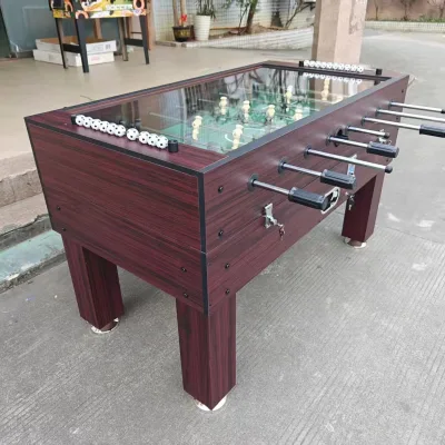 Trending Hot Coin Operated Table Football Amusement Park Game Table