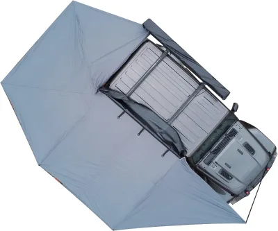 Awnlux Waterproof Free Standing Car 270 Foxwing Awning Car SideAwning with Led Light