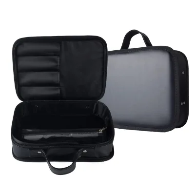 High Quality Black Hair Clipper Case Barber Tool Bag for Haircutting Supplies Grooming Kit Beard Trimmer Small Organizer Storage