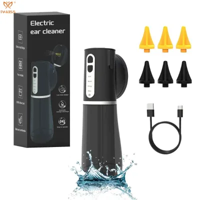 PAKISS ODM/OEM Wireless Hand Held Smart Electric Ear Wax Remover IPX7 Waterproof 250ML Tank Capacity Waste Water Recycling Home