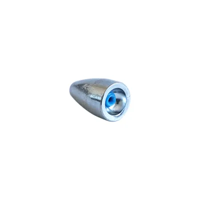 Wholesale Plastic Lined Bullet Sinker 3.5g 5g 7g 10g 14g Alloy Fishing Weight for Texas Rig Soft Lure Tackle