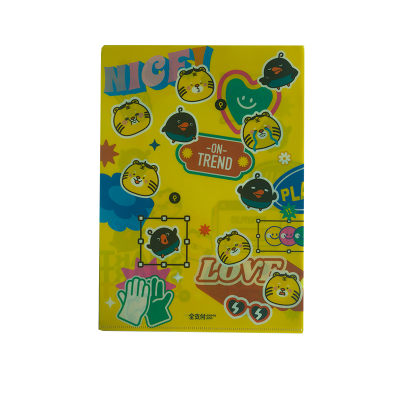 Clear File Storage Paper Page Inside Sheet Protector Transparent A4 L File Folder