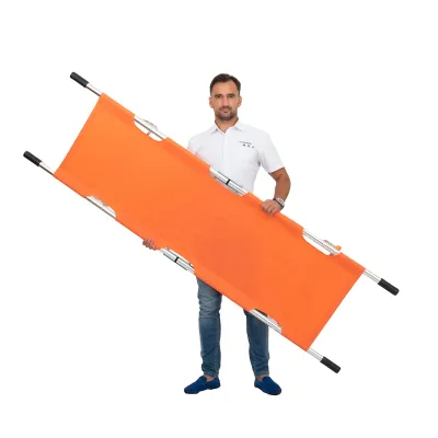 Dragon Hot Sale Factory Wholesale Stretcher Four Fold Folding Stretcher for First Aid
