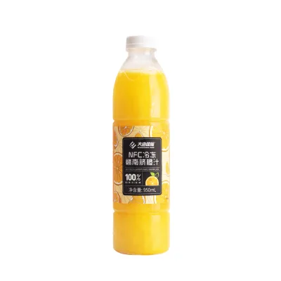 950ml Sugar-Free Concentrate Frozen Orange Juice OEM Halal 100% Purity Zero Added for Bubble Tea