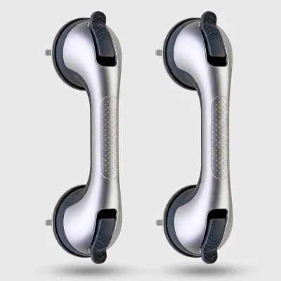 AIKEHAN Suction PP & Stainless Steel Safety Grab Bar for Disabled Bathrooms Shower Rail with 2-Year Warranty