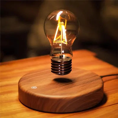 Magnetic Levitation Lamp Creativity Floating Glass LED Bulb Home Office Desk Decoration Birthday Gift Table Novelty Night Light
