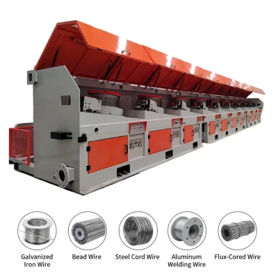 Rolling Die Cost Saving Straight Line Wire Drawing Machine Steel Wire Processing Machine in High Speed