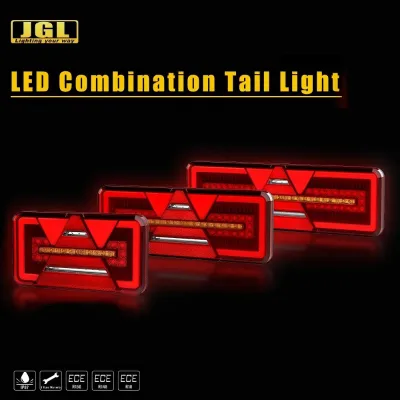 All-in-One 360mm LED Rear Combination Lamp with Dynamic Turn Signal IP67 Waterproof Enhanced Visibility & Durability