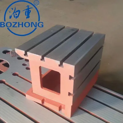 Cast Iron Rocker Drill Box Table T-groove Box Cast Iron Square Box with T-slotted