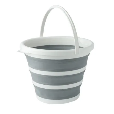Bafuluo new item korea style silicone water folding bucket collapsible bucket for camping