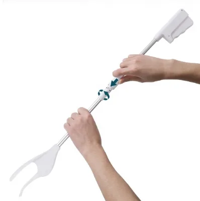 Luxury Foldable Shoehorn Long Handle Stainless Steel Shoes Horn Metal Aluminum Plastic Custom logo Travel Men Senior Women Kid