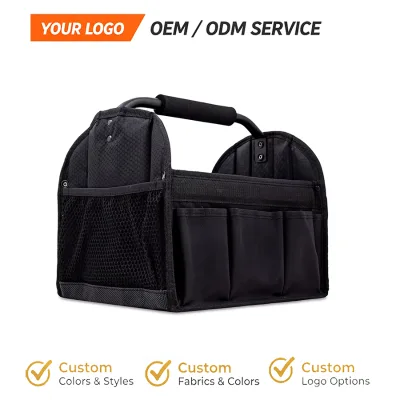 OEM Foldable Detailing Bag Car Cleaning Trunk Large Detail Organizer for Auto Detailing Supplies Storage