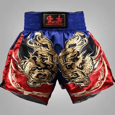 Wholesale Custom Muay Thai Fighting Shorts MMA Training Fighting Martial Arts Wear Boxing Shorts for Men