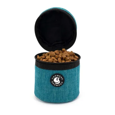 Pet Training Products Retro Waterproof Outdoor Pet Training Treat Dispenser Bag Pocket Outside Portable Walking Dog Treat Pouch