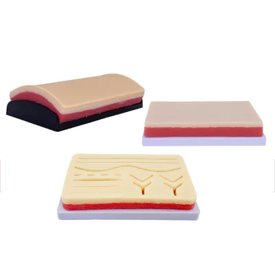 Simulation of Human Skin Suturing Practice Surgical Knot Tying Training Module Skin Incision and Suturing Module