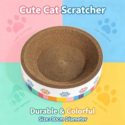 Factory Direct Eco-Friendly Cat Scratcher with Catnip Interactive Scratch Board for Stress Relief Best for Indoor Cats