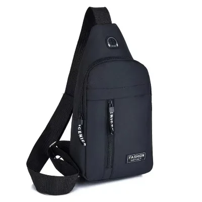 Trendy Single Shoulder Chest Bag Fashionable and Versatile Casual Crossbody Bag Men's Business Chest Bag Wholesale