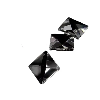 Honor of Crystal Glass Square Without Hole Wholesale Bulk 30mm Beads for Chandelier