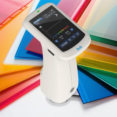 3nh PS430 Portable Color Card Spectrophotometer CE Calibration Certificate ISO 17025 Standard IP54 Rated Type-C Communication