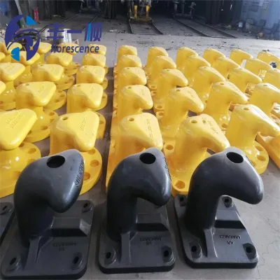 Heavy Duty Steel Dock Equipment for Quay Wall Port Terminal Construction Project Marine Mooring Bollard
