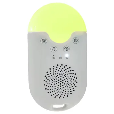 Portable Child-friendly Multiple Sound Options Mini White Noise Machine With Night Light for Baby Sleep