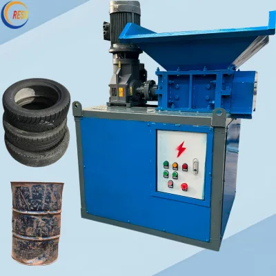 Mini Construction Waste Scrap Metal Plastic Crusher Paper Wood Cardboard Tire Plastic Shredder Machine