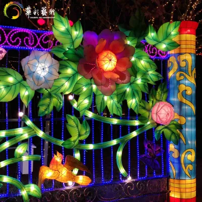 Custom LED Artistic Lantern Displays for Garden & Park Attractions for Festive Occasions-Christmas Easter & Valentine's Day