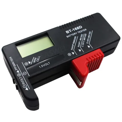 New BT168D Smart LCD Digital Battery Tester Electronic Battery Power Measure Checker