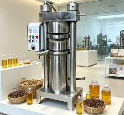 Reliable Multi Seed Hydraulic Oil Press Machine Adjustable Pressing Pressure Oil Press for Sesame Perilla Seed Processing