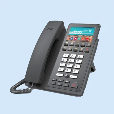 Factory Price Wireless Telephone for Hotels HD Voice Caller ID Radio Remote 2*100M RJ45 Port 10 Speed Dial Remote Control