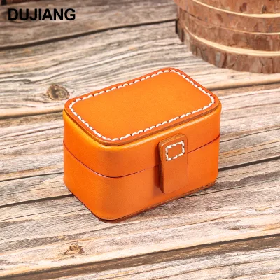 DUJAING Custom Luxury Cowhide Leather Watch Box Fashion Wholesale Women's Jewelry Case