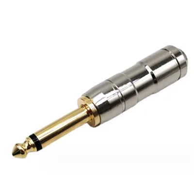 Solder 6.35mm Mono Plugs 1/4' TS Plug