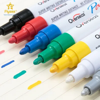Direct From Factory 12-Piece Japanese Acrylic Fineliner Permanent Fabric Markers in 12 Different Colors Marker Pen Set