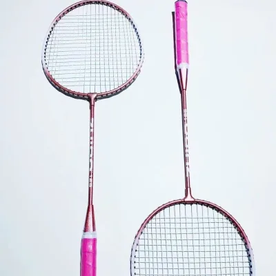 Couple Split Four-Person Combination Suit Amateur Junior Intermediate Adult Net Rack with 2 Badminton Rackets
