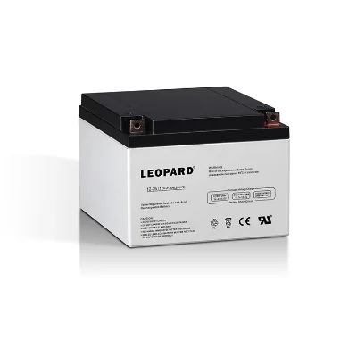 12V AGM VRLA GEL 26Ah Free Maintenance Solar Rechargeable Sealed Lead Acid UPS Battery for Energy Storage