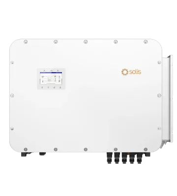 100kw 125kw Solis Hybrid Three-phase Hybrid Inverter Commercial EU Standard 1000V 20A PV Input 140A Charge Current