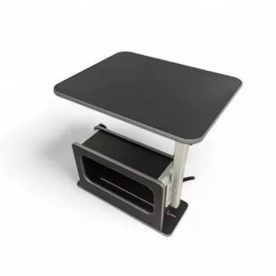 Durable Lifting Table, Aluminum Honeycomb Panel, Manual Lifting Table for RV Motorhome caravan