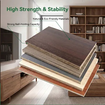 Profession Manufacturer Melamine Plywood Sheet 4x8 18mm Compact Laminates Sandwich Panels for Furniture, Cabinets, and Wardrobes