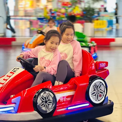 Ride on Electric Bumper Car for Kids Toddlers Outdoor Battery Operated with Remote Control 48V Battery